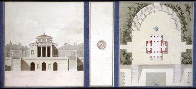 Conception pour un monument, c.1825 - French School