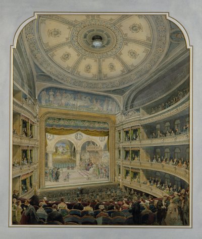 Conception pour un théâtre, c.1860 - French School