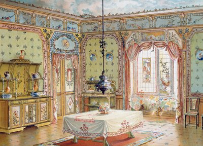 Conception pour salle à manger du magazine La Décoration intérieure - French School