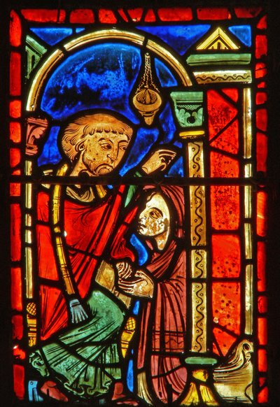(détail) de la vie de Sainte Marie l