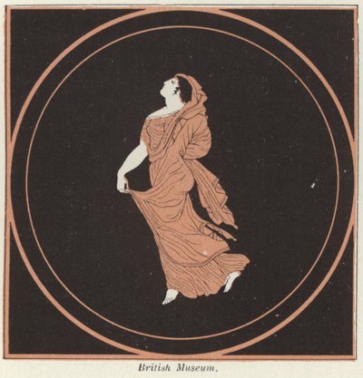 Détail de poterie grecque - French School