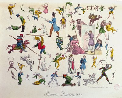 Bizarreries diaboliques, 1823 - French School