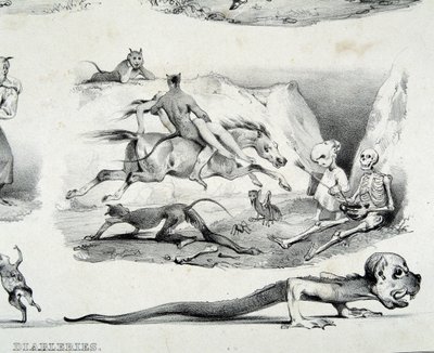 Diableries (images du diable) - par Le Poitevin - French School