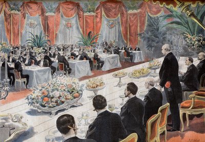Dîner pour les dirigeants du commerce et de l