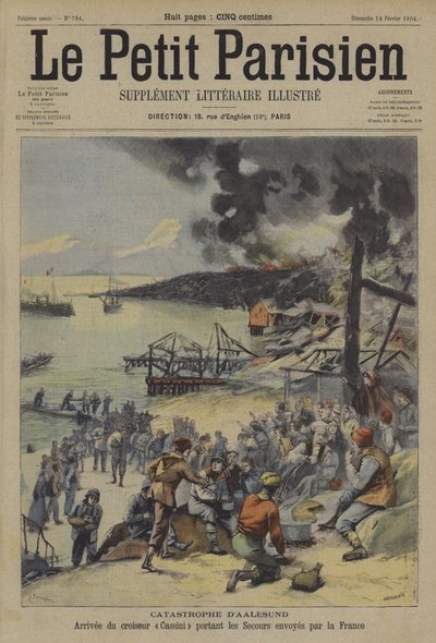 Incendie désastreux à Ålesund, Norvège - French School