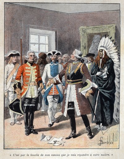 Découverte du Canada : Louis de Buade, comte de Frontenac (1622-1698) recevant l