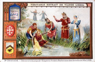 Découverte du corps de Frédéric Barberousse dans la rivière Selef - French School