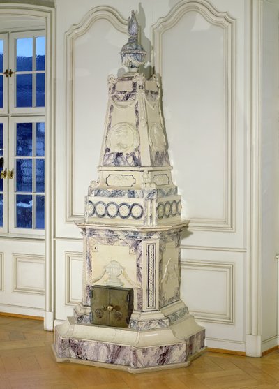 Poêle domestique - French School
