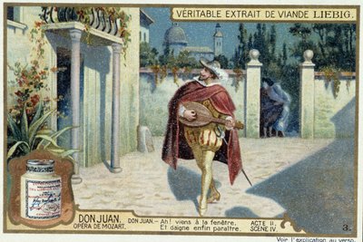 Don Juan: Acte II, Scène IV, Sérénade de Don Juan - French School