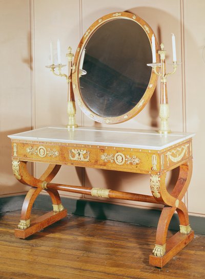 Coiffeuse, style Premier Empire (bois) - French School