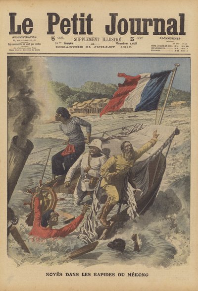 Noyé dans les rapides du fleuve Mékong - French School