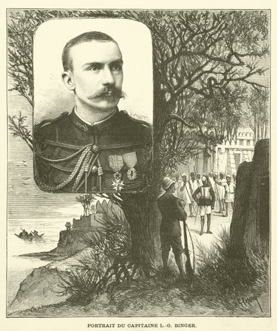 Du Niger au golfe de Guinée (gravure) - French School