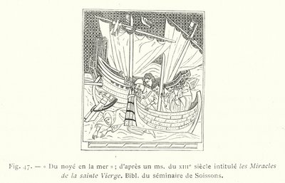 Du noyé en la mer; d