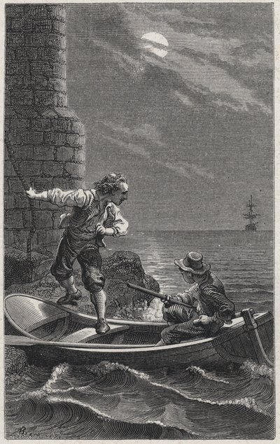 Évasion de Duguay-Trouin de la captivité anglaise - French School