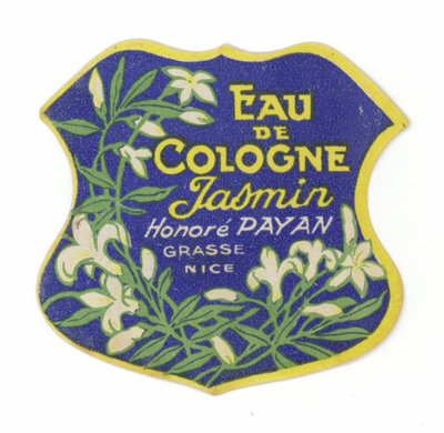Étiquette Eau de Cologne, Jasmin - French School