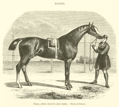 Eclipse, célèbre cheval de course anglais - French School