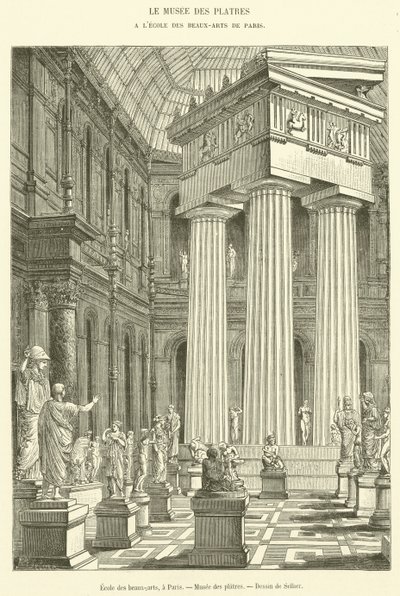 École des beaux-arts, à Paris, Musée des plâtres - French School