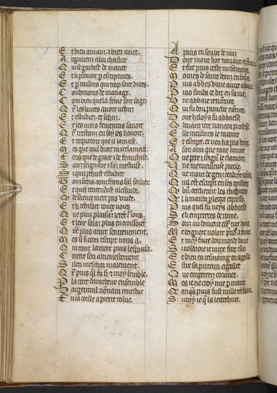 Egerton MS 881 f.65v, Guillaume de Lorris et Jean de Meun, Roman de la Rose - French School