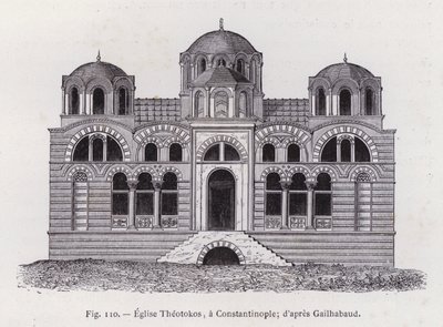 Église Theotokos, à Constantinople; d