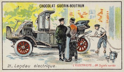 Landau électrique (chromolithographie) - French School