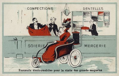 Fauteuils électriques pour visiter les grands magasins - French School