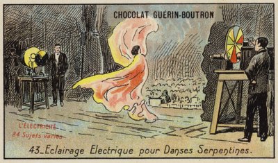 Éclairage électrique pour la danse serpentine - French School