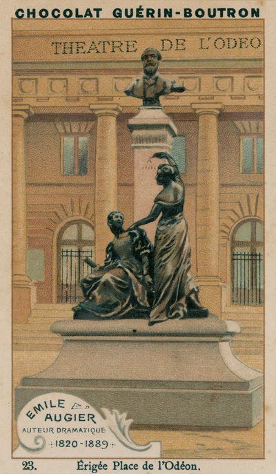 Émile Augier, Auteur Dramatique, 1820-1889, Érigée Place de l