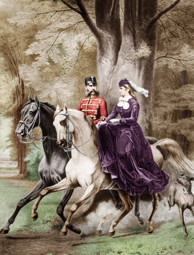Empereur François-Joseph Ier et impératrice Élisabeth d