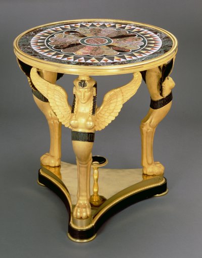 Guéridon Empire, composé d