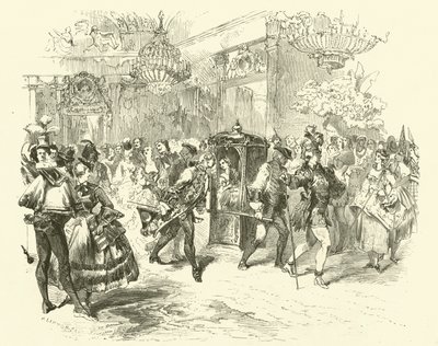 Entrée de Madame Dubarry (gravure) - French School