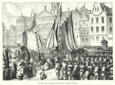 Entrée des troupes françaises à Amsterdam - French School