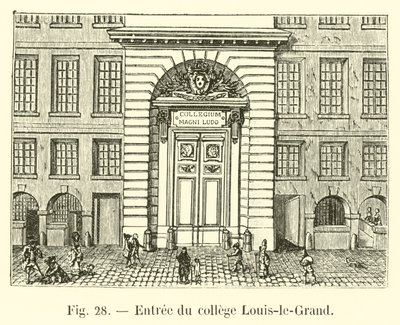 Entrée du collège Louis-le-Grand - French School