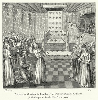 Entrevue de Godefroy de Bouillon et de l