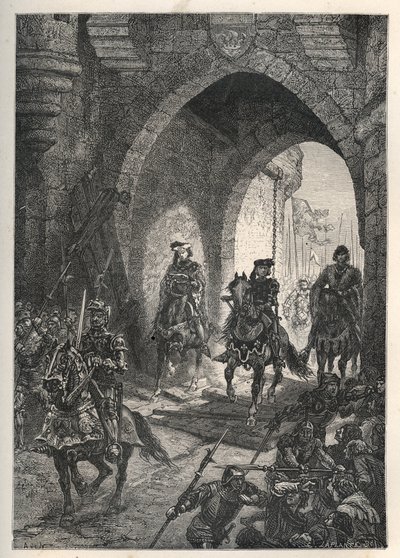 Entrée de Charles VI le Bien-Aimé (1368-1422), roi de France, à Paris après l
