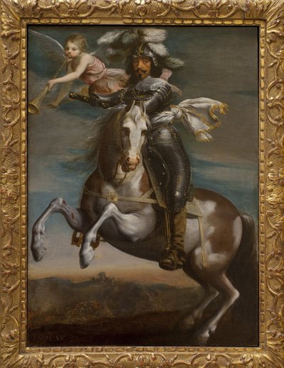 Portrait équestre de Louis XIII - French School