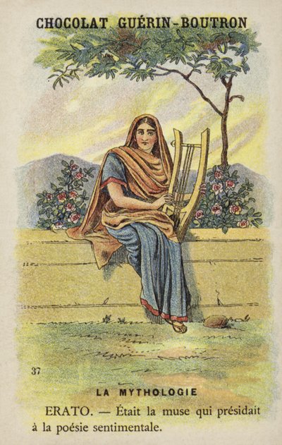 Érato, la muse de la poésie lyrique - French School