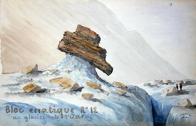 Bloc erratique n°12 au glacier de l
