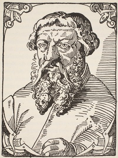 Étienne Dolet, copie par Boris Mestchersky, illustration de Histoire de la Nation Française, Sciences, Volumes I & II, par Gabriel Hanotaux, 1924 - French School