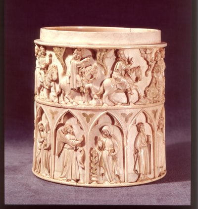Pot eucharistique représentant les Mages et l