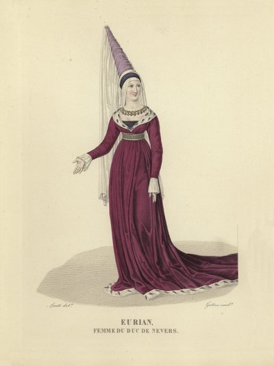 Eurian, épouse du duc de Nevers - French School