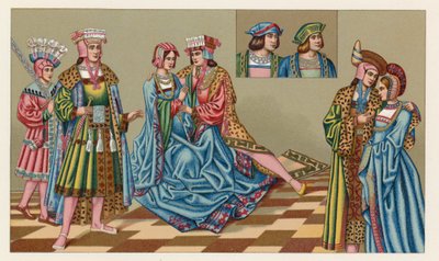 Costume européen XV-XVIe siècle - French School