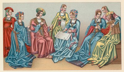 Costume européen XV-XVIe siècle - French School