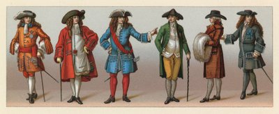 Costume européen XVIIe-XVIIIe siècle - French School