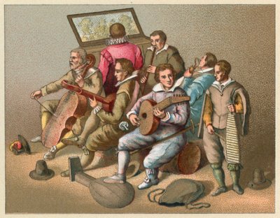 Costume européen du XVIIe siècle - French School