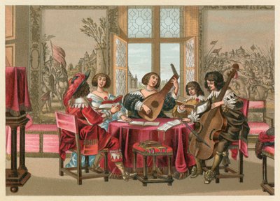 Costume européen du XVIIe siècle - French School
