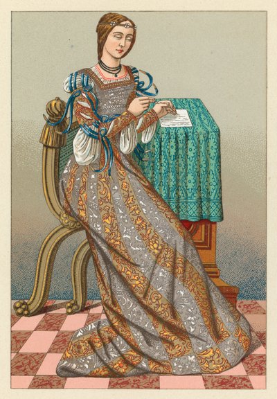 Costume européen du XVIe siècle - French School