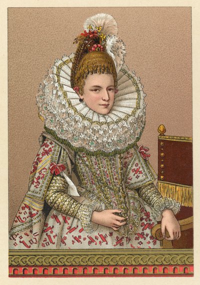 Costume européen du XVIe siècle - French School