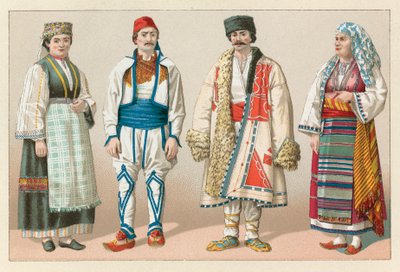 Costume de la Turquie européenne - French School