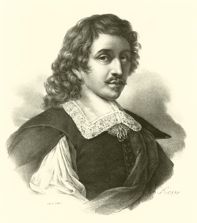 Eustache Le Sueur ou Lesueur, portrait - French School