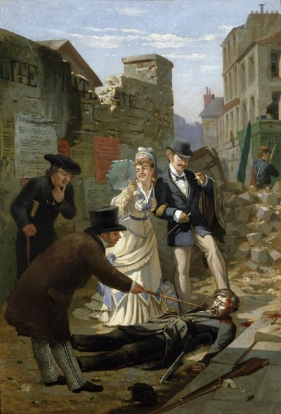 Échange de politesses devant le corps d
